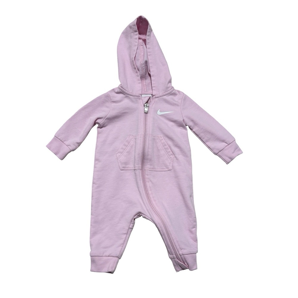 Nike Toddler Girls One Piece Body Suit Pink Size 3M